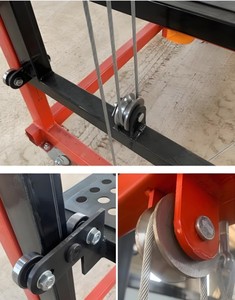 कुशल इलेक्ट्रिक मचान 4-सेक्शन मचान 1750*800 मिमी आकार 500 किलोग्राम क्षमता - Product Image 6