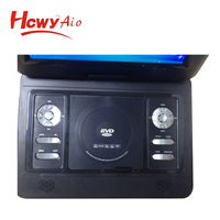 Système de télévision analogique à batterie au Lithium intégré Mini lecteur DVD Portable 12 pouces avec carte AV USB SD/MMC