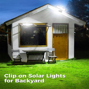 ALECTER ไฟ LED แบบหนีบพลังงานแสงอาทิตย์ 500LM IP65 กันน้ำ อายุการใช้งานแบตเตอรี่ 20 ชั่วโมง แสงสีขาวอบอุ่น ไฟรักษาความปลอดภัย รั้วแบบเชื่อมต่อ - Product Image 5