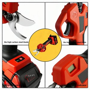 Sécateur Électrique Sans Fil à Batterie Lithium Rechargeable avec Affichage Numérique, Lame en Acier Carbone et Poignée en Plastique ABS - Puissant - Product Image 2