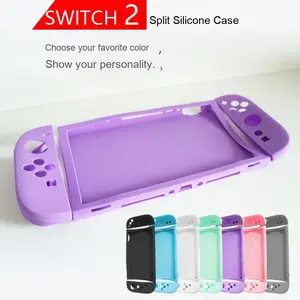Funda Protectora Anticaídas Todo Incluido <span class=keywords><strong>para</strong></span> N-Switch2, Carcasa de Silicona Transparente Colorida <span class=keywords><strong>para</strong></span> Consola de <span class=keywords><strong>Juegos</strong></span> Switch, Nueva Bolsa <span class=keywords><strong>para</strong></span> <span class=keywords><strong>PC</strong></span> - Product Image 6