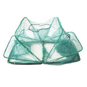 Trampa de Pesca Tipo Paraguas <span class=keywords><strong>Sotelo</strong></span> con 10 Orificios, Red de Pesca Plegable, Jaula Automática Portátil para Peces, Camarones, Langostas y Cangrejos - Product Image 5