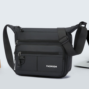 Fashion <b>Men</b> Casual Crossbody Bag Lightweight Oxford Shoulder Bag Multi Compartment Daily Travel Messenger <b>Purse</b> - Product Image 4