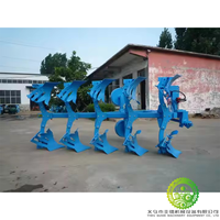 Charrue hydraulique agricole inclinable avec engrenages et composants de pompe, profondeur réglable pour utilisation avec tracteur