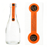 Étiquette autocollante personnalisée pour le col de bouteille, étanche, adhésive, inviolable, pour l'emballage de bouteilles de vin, de fruits, de liqueurs et de pots