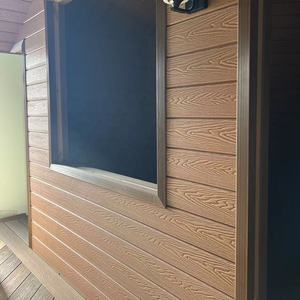 3d <span class=keywords><strong>rivestimento</strong></span> murale in rilievo protezione uv <span class=keywords><strong>legno</strong></span> grano wpc <span class=keywords><strong>rivestimento</strong></span> della parete pannelli <span class=keywords><strong>per</strong></span> esterni - Product Image 6