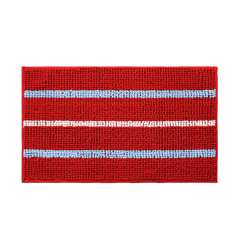 Китайский заводской коврик из синели для ванной, мягкий полосатый ковер, коврики для пола, коврик для ванной с защитой от усталости