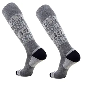 Passen Sie Ihre Bedürfnisse an. Atmungsaktive Socken aus Baumwoll-Alpaka-Wollgarn für Achilles schutz