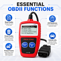 Escáner OBD2 MS309, Herramienta de Diagnóstico para Autos, Lector de Códigos de Error del Motor, Herramienta de Escaneo Automático, Detector de Errores de Vehículos, Lector de Códigos DTC