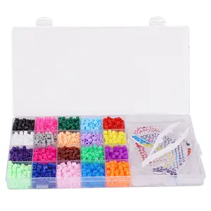 74 Colors 5mm Hama Perler Beads Diy Crafts Kit Colorful Hama Beads Kit For Kids Educational Toys