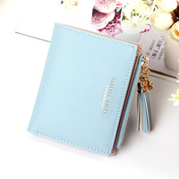 Wanita Merek Mewah Terkenal Mini Wanita Dompet Dompet Wanita Pendek Koin Ritsleting Dompet Pemegang Kartu Kredit Billeteras Para Mujer