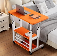 Bureau réglable en hauteur, table d'appoint pour dortoir, table d'écriture, table d'ordinateur, petite table mobile en MDF