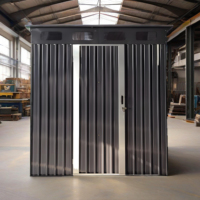 Abri de jardin préfabriqué en métal écologique pour l'extérieur, abri de jardin chinois bon marché avec porte à charnières verrouillable, résistant au feu, imperméable, serre