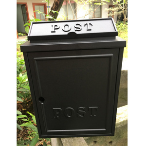 वर्ग पोस्ट पत्र बॉक्स दीवार घुड़सवार कास्ट एल्यूमीनियम मेलबॉक्स letterbox पोस्ट बॉक्स - Product Image 2