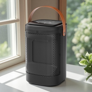 New Portable Compact Desktop PTC Heater Touch Screen Display Oscillation Timer Tip-over Shut-off Low Noise <strong>Fan</strong> Home Study <strong>UK</strong> - Product Image 6