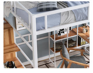 <span class=keywords><strong>Lit</strong></span> superposé modulaire en métal traditionnel personnalisé 2026, support solide, <span class=keywords><strong>mezzanine</strong></span>, appartement industriel, chambre intégrée - Product Image 4