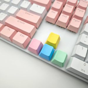 Capuchons de touches vierges OEM en PBT, couleurs arc-en-ciel mélangées, 1U, pour clavier mécanique à commutateurs <span class=keywords><strong>MX</strong></span> - Product Image 6