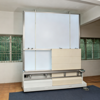 Honki Bright American Style Roman Blind Production Machine Threading Insert Rod Machine with Inspection Hoist for Roman Curtain