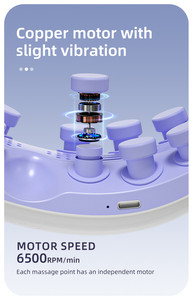 Masajeador de Ojos Inteligente con Vapor Nano, Masaje de Acupresión Eléctrico con Compresa Caliente, Funciones de Atomización Hidratante para el Cuidado de los Ojos - Product Image 6