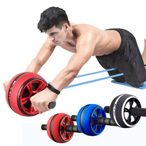 <span class=keywords><strong>Rueda</strong></span> Abdominal Grande de Una Sola <span class=keywords><strong>Rueda</strong></span> para Venta al por Mayor, <span class=keywords><strong>Rueda</strong></span> de Ejercicio Abdominal Ancha Antideslizante con Eje de Acero Engrosado, Logotipo Personalizado OEM - Product Image 1