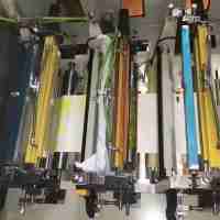Machine d'impression automatique 8 couleurs debout pour sac de savon à lessive Presse flexographique Imprimante flexographique