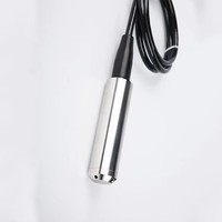Transmisor de Nivel Hidrostático Sumergible de 4-20 mA, Sensor de Nivel de Agua de Acero Inoxidable 316L IP68 para Tratamiento de Aguas Residuales y Embalses