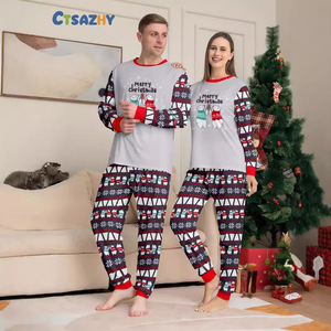 Conjunto Familiar de Natal com Estampa de Urso Polar em Poliéster Macio para Mãe, Filha, Pai e Filho - Product Image 3