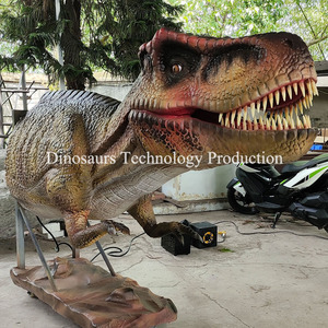 Cabeza de Tiranosaurio Rex Animatrónica Hecha a Mano o Cabeza de Dinosaurio Artesanal para Atracción en la <span class=keywords><strong>Entrada</strong></span> de un Parque de Atracciones - Product Image 2