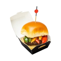 Carpeta Kraft Biodegradable y Ecológica para Hamburguesas, con Diseño Personalizado, Logotipo y Laminado Mate, para Llevar, Venta al por Mayor