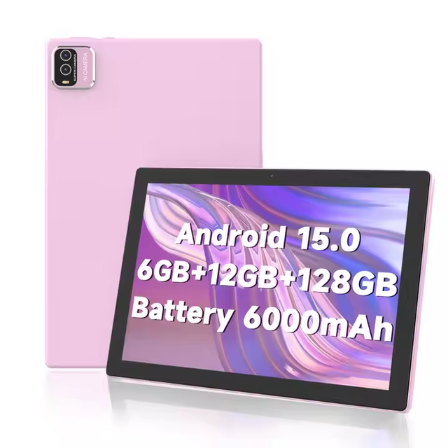 New 10" Android 15 8GB RAM 128GB Storage 6000mAh Battery WiFi/GSM Quad Core Rockchip Tablet Waterproof USB-C for Business Use