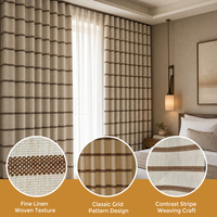 Rideaux occultants 80 % en fil teint Fuyao Dong-fang de luxe, tissu premium à tombé lourd pour projets de décoration intérieure contemporaine