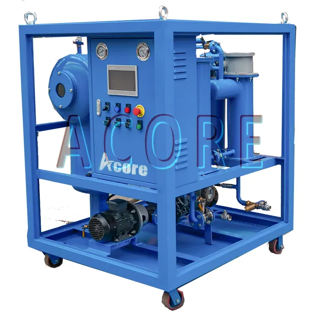 Double Stage High Vacuum Waste Transformer Oil Purifier and Used Oil Regeneration Machine