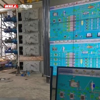 Machine de pyrolyse à faible consommation pour transformer les pneus usagés, les articles en plastique et les boues huileuses en huile combustible, pour le traitement des déchets plastiques.