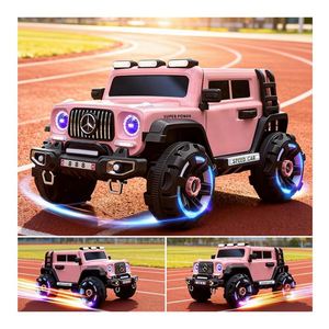 Auto Eléctrico para Niños, Quad con Motor 390, Gran Tracción, Luz LED Ambiental, Cabina Espaciosa, Reproductor de Música MP3, PVC Seguro - Product Image 3