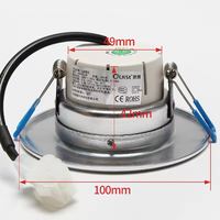Plafonnier LED spécial ORIENTO pour ascenseurs, compatible avec l'éclairage de cabine TKE408C, lumière annulaire blanc chaud