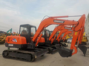 Mini-pelles d'occasion pas chères Doosan Dh55 5,5 tonnes hydrauliques à chenilles, équipement agricole d'occasion, Dh55/dh60/dh80, machine de terrassement - Product Image 3