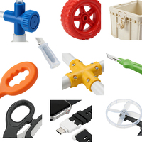 Pièces en plastique moulées par injection sur mesure, matériaux ABS, PP, PC pour jouets, appareils électroniques, appareils ménagers, équipements médicaux, composants OEM