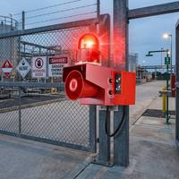 Système de sécurité à induction infrarouge 12V 24V à faible taux de fausses alertes, sirène sonore et lumineuse pour portails résidentiels et industriels