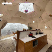 Dôme à bulles transparent robuste (7m/8m/10m) - Tente d'événement extérieur/fête - Structure en tissu à une chambre pour usage commercial
