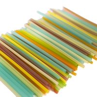 Nouveau produit pailles de blé de riz à boire biodégradables naturelles jetables