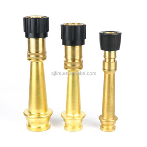 Boquilla de manguera de fuego marina de latón con chorro de agua pulverizada de 1,5 pulgadas de alta calidad - Product Image 1