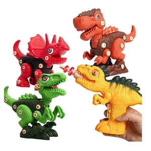 Jouet de dinosaure à démonter soi-même, ensemble de construction de jouets, puzzles d'animaux avec perceuse électronique pour enfants - Product Image 1
