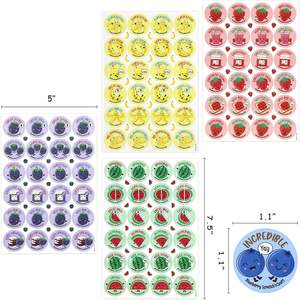 פרי-עיצוב מדבקות עבור מורים תוויות קידום מכירות מכירות לעודד ילדים בית הספר לחיות מחמד חטיפים סוכר מזון לחיות מחמד סוכריות - Product Image 2