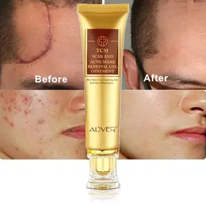 ALIVER Professional Organic Skin Care Anti Scar Removing Silicon Gel Advanced Repair Old Scar Reduction Gel for Face Therapy