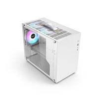 AntarcChill - Cajas de PC Portátiles para Computadoras M ATX ITX, Color Blanco, Compatibles con PSU SFX, Tarjeta Gráfica de 335 mm, OEM/ODM