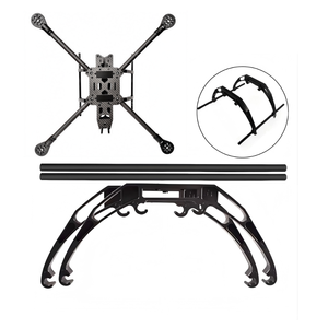 Support de pose FPVLOAD IDF FPV de type X, capacité de charge 8-10 kg, empattement 13/15 pouces, personnalisable, épaisseur de plaque 2,0 mm, carbone - Product Image 1