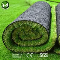 Erba artificiale all'aperto dell'erba sintetica del prato inglese sintetico del tappeto erboso di calcio della stuoia del paesaggio del tappeto cinese economico della parete