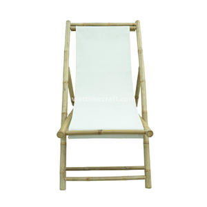 Chaise de plage en bambou la plus vendue, chaise longue pliable légère pour les complexes hôteliers, le bord de piscine et le jardin, vente en gros - Product Image 5