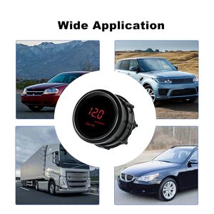 DC12V 2 Inch 52mm <strong>Blue</strong> Digital LED Voltage <strong>Gauge</strong> Kit with Piston for Marine Cars &amp; Trucks Automotive Use - Product Image 6