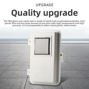 Din Rail Side mở sợi thủy tinh hộp điện đồng hồ cơ khí và đồng hồ điện thiết bị phân phối điện đơn vị - Product Image 2